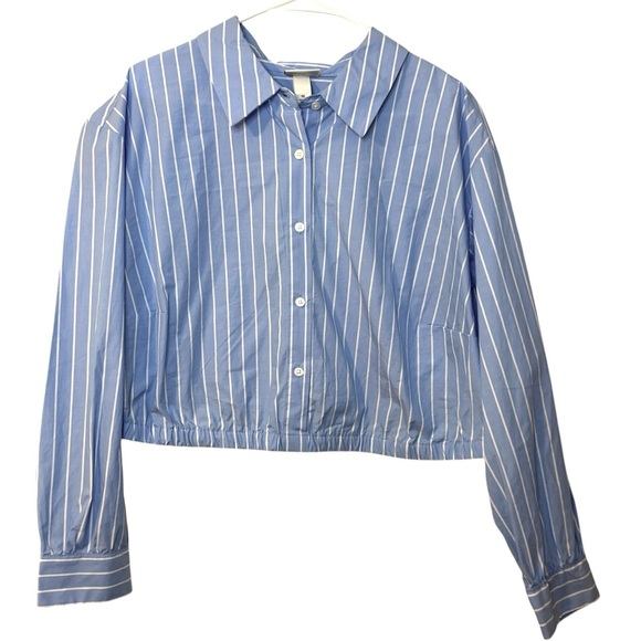 NWT Cropped button down long sleeve women’s shirt size 1X - Picture 4 of 12